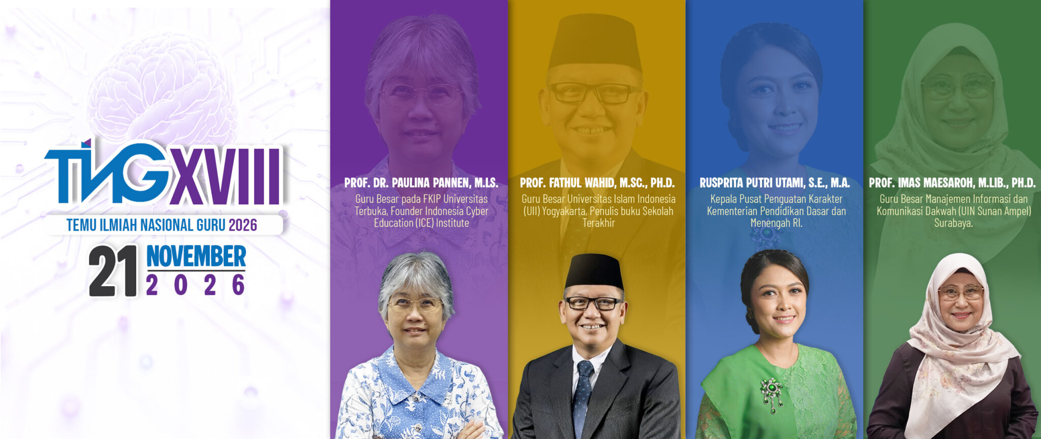 TING XVIII, Temu Ilmiah Nasional Guru 2026, tanggal 21 November 2026